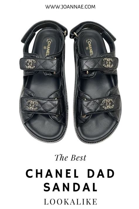 chanel dad sandal dupes|chanel dupe sandals for sale.